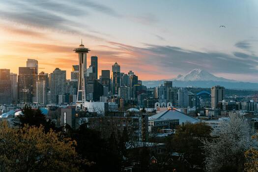 An image of the Seattle skyline