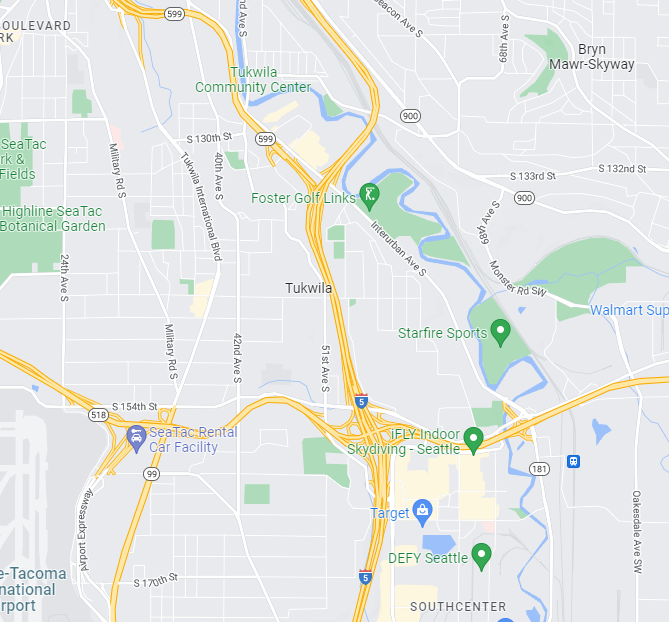 A service area map for tukwila concrete pros